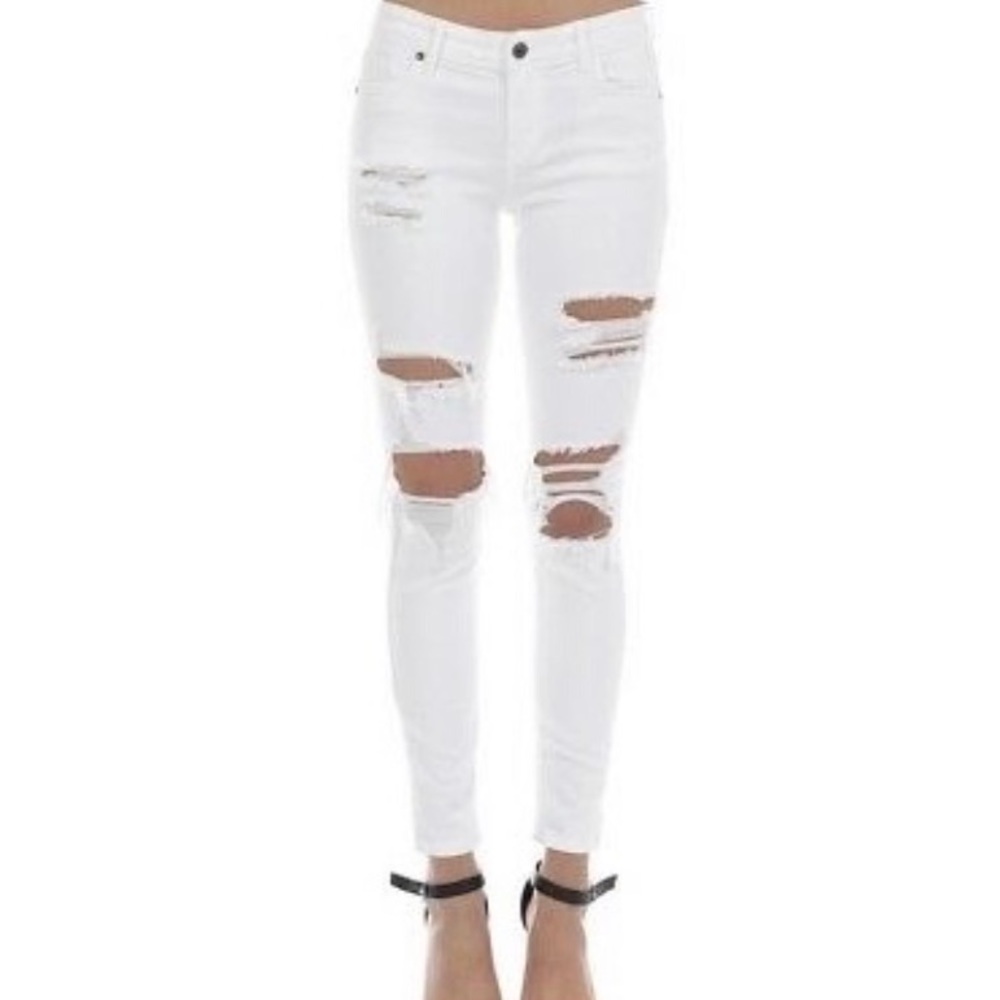 White distressed Jeans